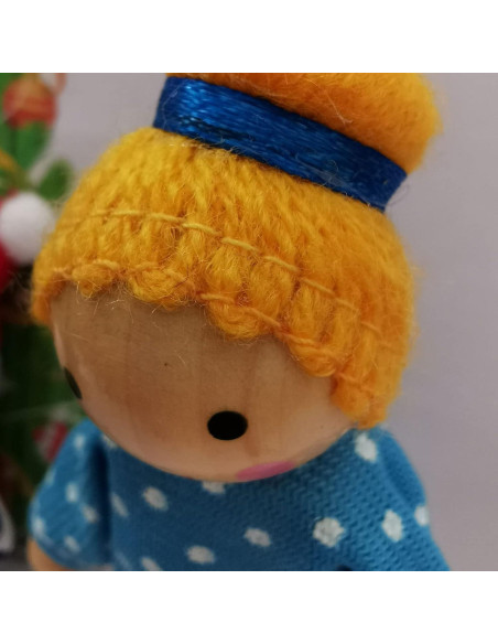 Casa de Muñecas Hystyle 7 Muñecos de Madera para Jugar