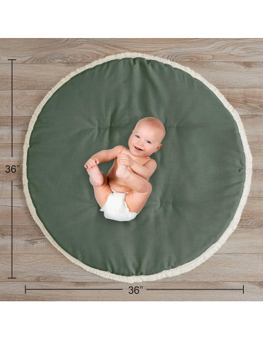 Alfombra de Juego Unisex Sweet Jojo Verde Oscuro 91 cm