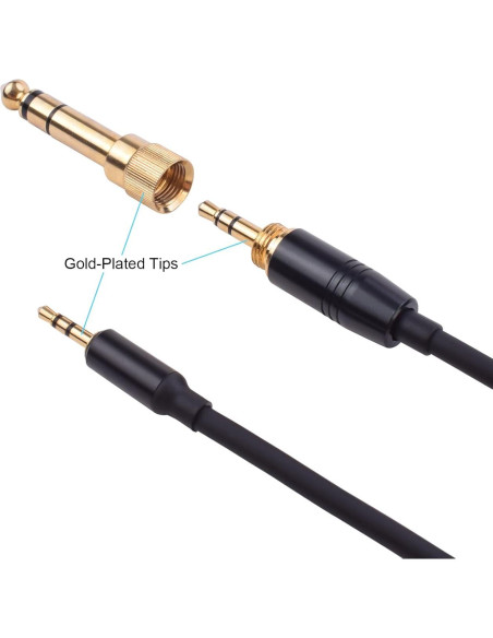 Cable de audio en espiral 1.22m-4.27m para auriculares Bose QC45 Cable de audio en espiral 1.22m-4.27m para auriculares Bose QC45