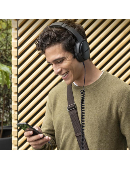 Cable de audio en espiral 1.22m-4.27m para auriculares Bose QC45 Cable de audio en espiral 1.22m-4.27m para auriculares Bose QC45