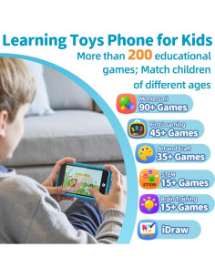 Teléfono Inteligente para Niños MOMILLA PlaySmart 16GB Azul 2