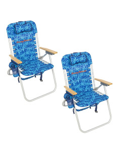 Sillas de Playa Plegables Tommy Bahama 2-Pack 43 cm 4 Posiciones