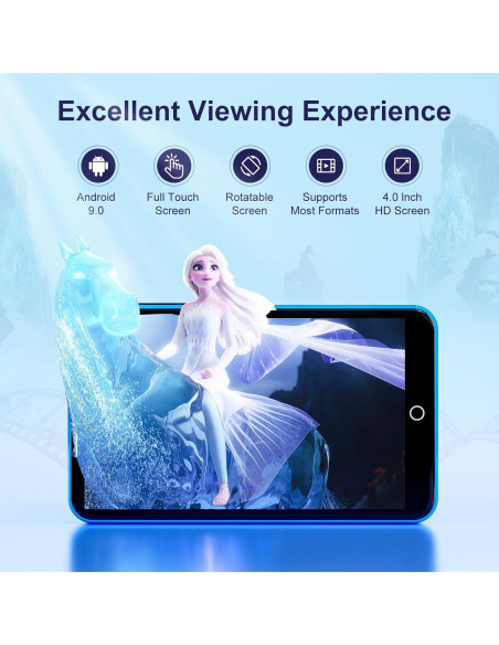 Reproductor MP3 80GB Bluetooth Fanvace M31 Pantalla Táctil