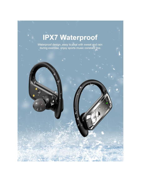 Auriculares Inalámbricos Hulaed Q68 Bluetooth 5.4 53H Negro