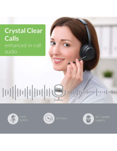 Auriculares Bluetooth Avantree AH6B On Ear con micrófono 22h 2