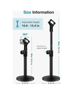 Soporte de Micrófono de Escritorio InnoGear Ajustable 0.84 kg 2