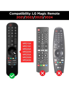 Funda de Silicona Antideslizante para Control Remoto LG MR21GA 2