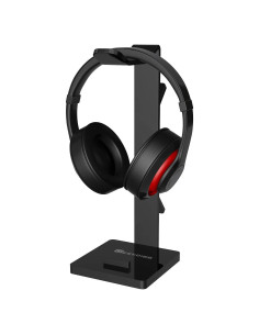Soporte para Auriculares GeekDigg Negro 2 en 1 Organizador de Escritorio