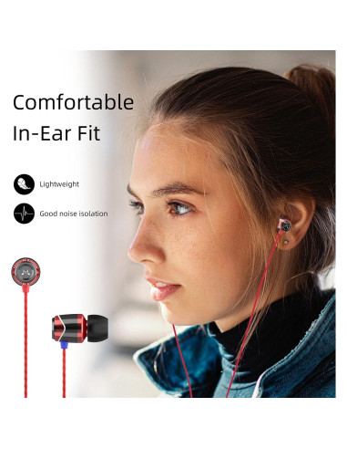Auriculares Intrauditivos SoundMAGIC E10 HiFi Aislantes de Ruido