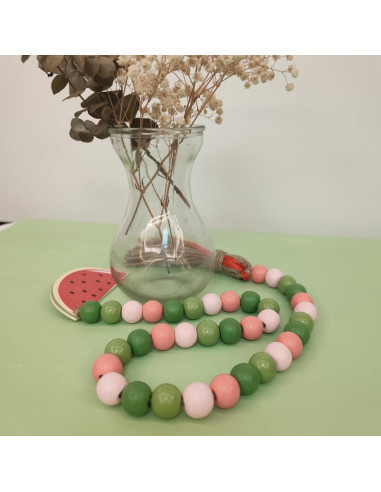 240 Perlas Redondas de Madera Jsehchya 16mm Coloridas para Manualidades