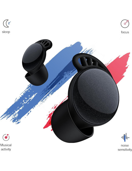 Tapones para oídos Phegittg G5 45dB con 8 pares de puntas