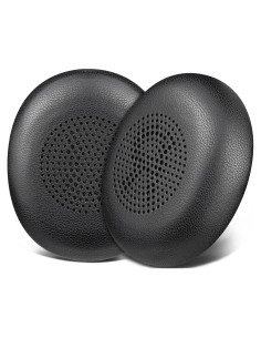Almohadillas de Piel de Cordero SOULWIT para Jabra Evolve2 65/40 - Negro