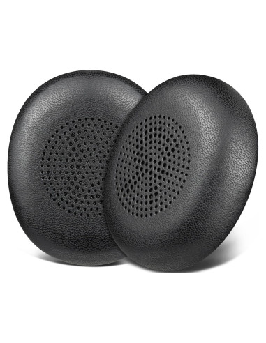 Almohadillas de Piel de Cordero SOULWIT para Jabra Evolve2 65/40 - Negro