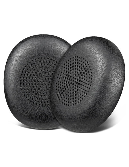 Almohadillas de Piel de Cordero SOULWIT para Jabra Evolve2 65/40 - Negro