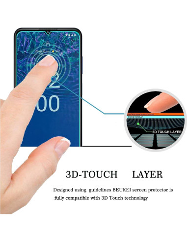 Protector de Pantalla Vidrio Templado Beukei para Nokia G310 5G - 3 Piezas