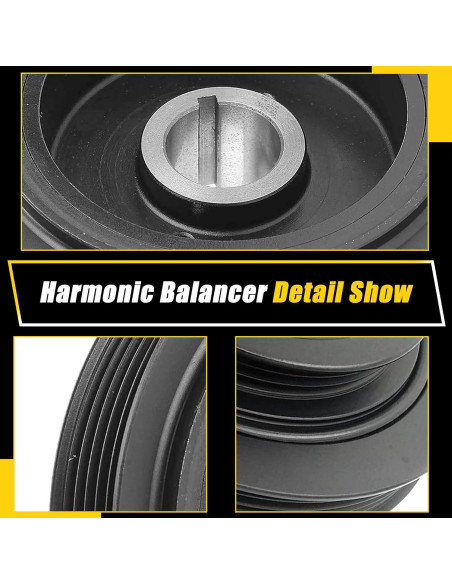 Polea de cigüeñal AngyMeck para Toyota Camry 1992-2001 Polea de cigüeñal AngyMeck para Toyota Camry 1992-2001