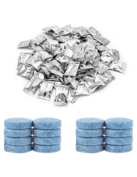 100 Tabletas de Lavado de Parabrisas NYTKL - Multiusos