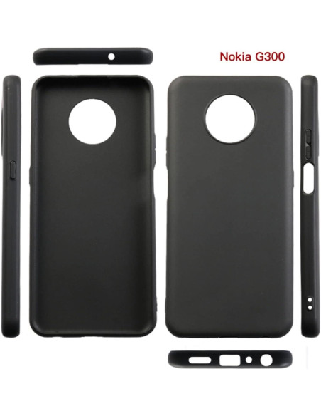 Funda de Silicona Suave KJYF para Nokia G300 + 3 Protectores