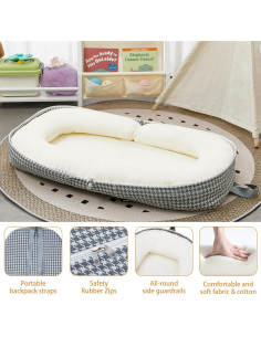 Cojín Plegable para Bebés MY001 - Mochila de Viaje 0-12 Meses 2