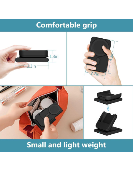 Estación de Carga Inalámbrica 3 en 1 DDUAN 5000mAh Negro