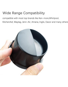 Tapa de Filtro de Agua Aleald para Refrigerador Kenmore - Negro 2