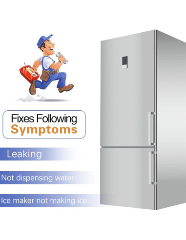 Tapa de Filtro de Agua Aleald para Refrigerador Kenmore - Negro