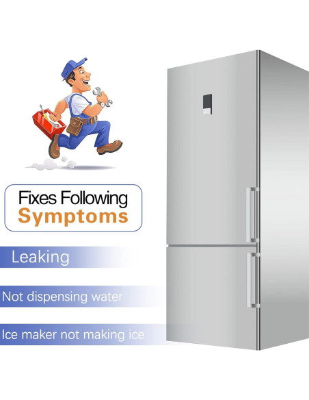 Tapa de Filtro de Agua Aleald para Refrigerador Kenmore - Negro