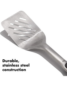 Espátula de Parrilla OXO Good Grips Acero Inoxidable Negra 2