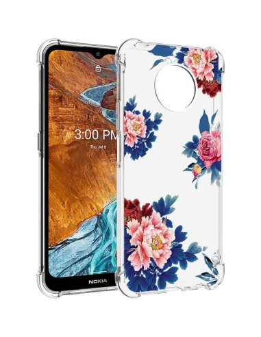 Funda protectora TPU para Nokia G300 5G - Flor Azul