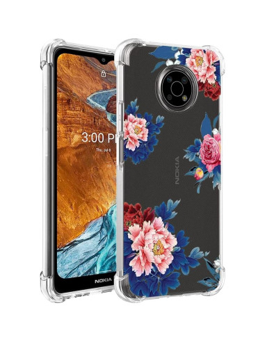 Funda protectora TPU para Nokia G300 5G - Flor Azul