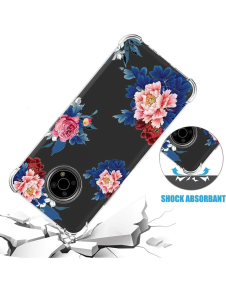 Funda protectora TPU para Nokia G300 5G - Flor Azul Funda protectora TPU para Nokia G300 5G - Flor Azul