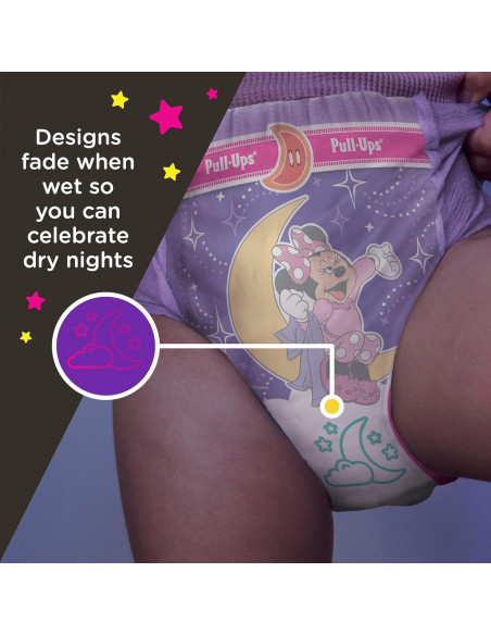 Pantalones de Entrenamiento Nocturno Pull-Ups Niñas 2T-3T 68 Ct