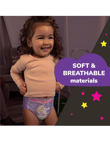 Pantalones de Entrenamiento Nocturno Pull-Ups Niñas 2T-3T 68 Ct