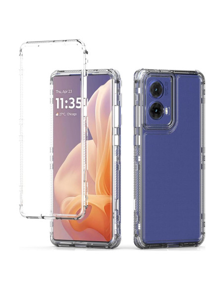 Funda Protectora 3 Capas para Motorola Moto G85 5G Clara