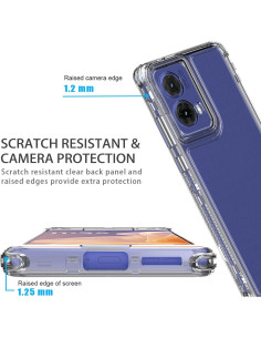 Funda Protectora 3 Capas para Motorola Moto G85 5G Clara 2