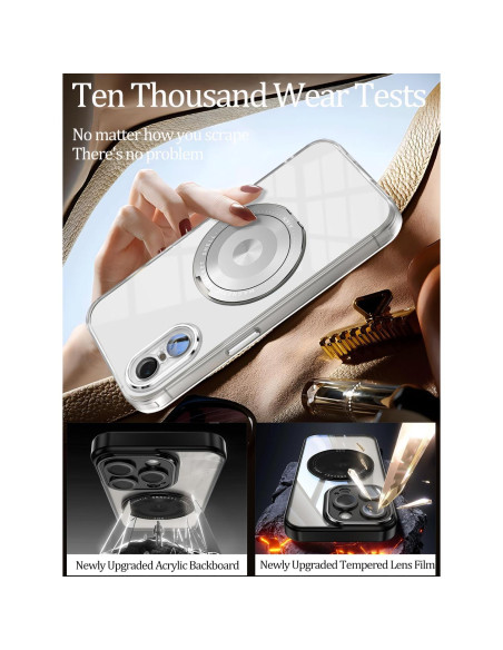 Funda Transparente Hlgcokro para Sony Xperia 10 VI - Slim y Magnética