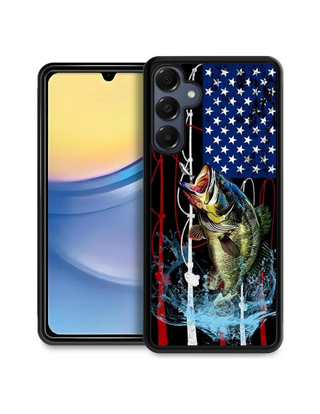 Funda Protectora Silicona Samsung Galaxy A16 Bandera Pesca