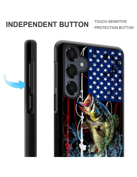 Funda Protectora Silicona Samsung Galaxy A16 Bandera Pesca