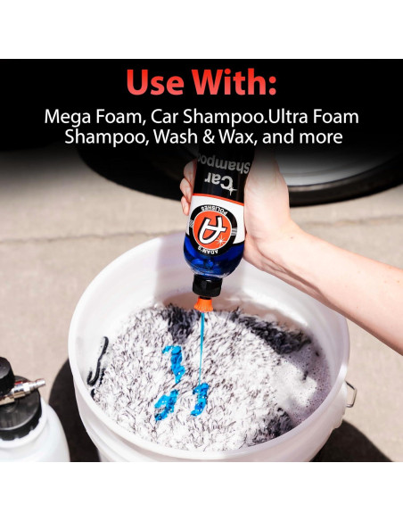 Mitón de Lavado de Microfibra Adam's Polishes 100% Gris 0.15kg