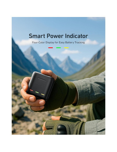 Kit Cargador Batería TELESIN para GoPro Hero 13 - 2 Baterías