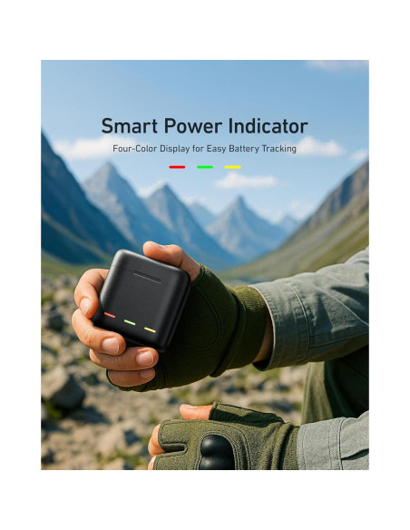 Kit Cargador Batería TELESIN para GoPro Hero 13 - 2 Baterías