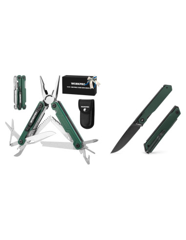 Alicates Multi Herramienta WORKPRO 18 en 1 con Cuchillo