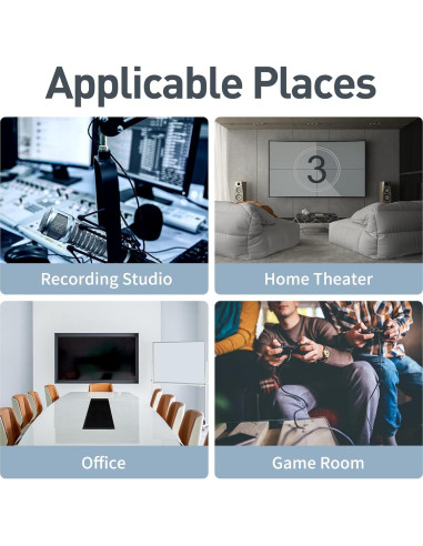 GUERRI Paquete de 12 Paneles Acústicos Aislantes 30.48x30.48cm