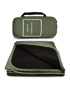 Manta Gold Armour Impermeable 198x146 cm Verde Oliva Camping