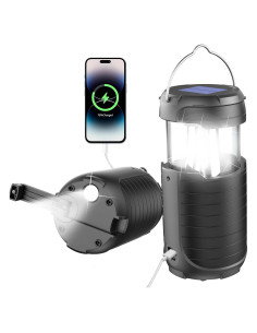 Linterna Solar Recargable Juvihuxy 5000mAh LED Plegable