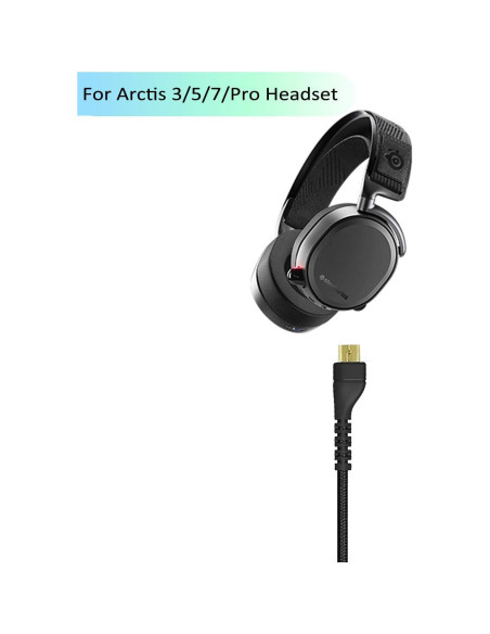Cable de Audio de Reemplazo Vcddom 2m para Arctis 3/5/7/Pro