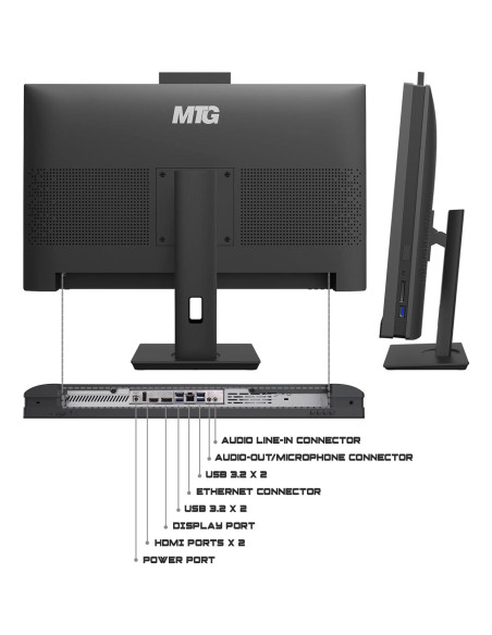 PC Todo en Uno Gaming MTG Yama 24" FHD Táctil Intel i5 16GB 1TB PC Todo en Uno Gaming MTG Yama 24" FHD Táctil Intel i5 16GB 1TB