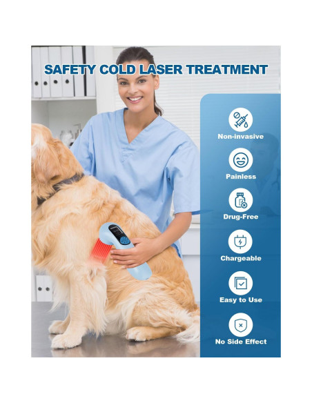 Dispositivo de Terapia Lásers Frío BETISBE 5*808nm 10*650nm