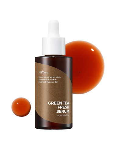 Suero Fresco de Té Verde ISNTREE 50ml - Controla Sebo y Hidrata