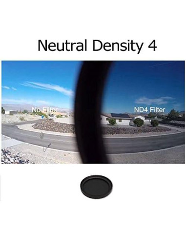 Kit de Filtros 37MM para Drones DJI Phantom 3 - CPL, ND4, ND8, UV